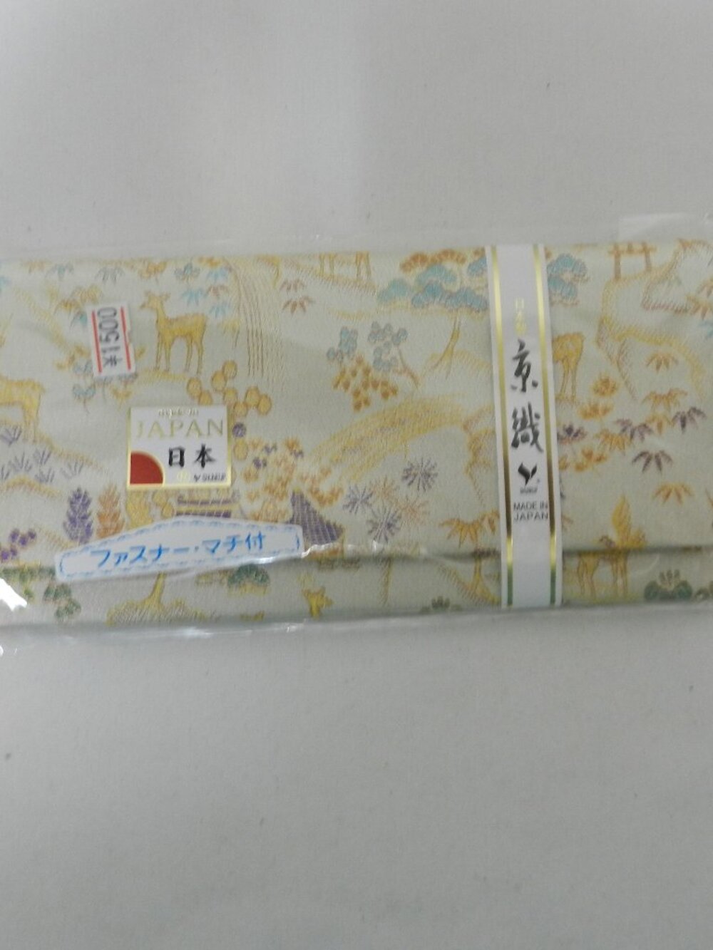 Kyoto Traditional Long wallet Classic Deer landscape Brocade made in Japan NEW